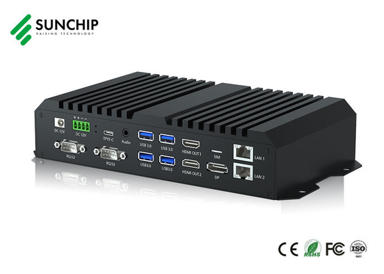 Rockchip RK3588 Media Player Box Octa Core à bord ARM 8K RS232 RS485 Wifi 5.0bt