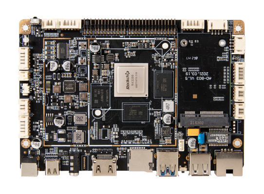 4GB RAM Embedded System Board Android RK3399 pour l'affichage d'interface d'informatique MIPI de LVDS