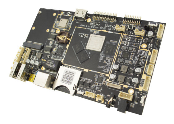 Carte système incluse par noyau de quadruple, panneaux androïdes de Linux d'OTA Industrial Embedded