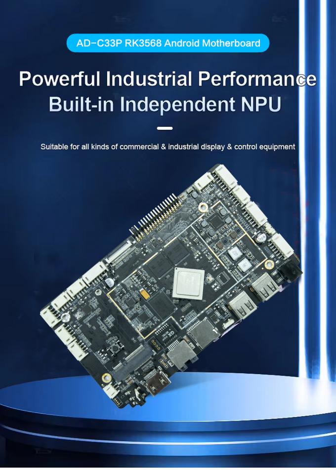 carte mère Android RK3568 personnalisable avec écran tactile et options d'affichage multiples pour carte ARM intégrée 2