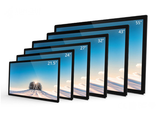 32 pouces interactives affichage numérique restaurant menu mural FHD vidéo LCD IPS tout en un