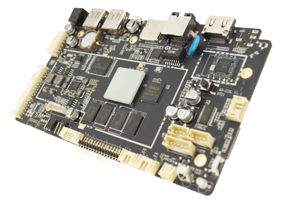 Panneau minuscule RJ45 de 4 E/S Linux multi - contact capacitif DDR3 1G/2G RAM de point