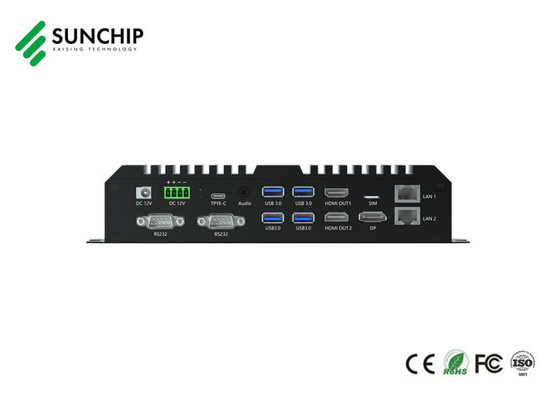 Industrial RK3588 WIFI 6 HD En DP HD sortie 8K Vidéo Décodage Media Box Android avec 64 Go de ROM