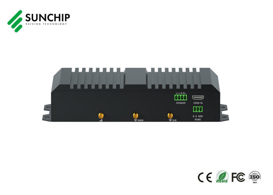Boîte de lecteur multimédia RK3588 noir 8K HD Boîte multimédia double Ethernet Wifi 6 AIoT Edge Computing Device