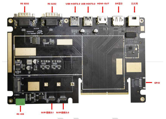 Rockchip Industrial Embedded Android Board RK3588 huit cœurs 8K pour kiosque