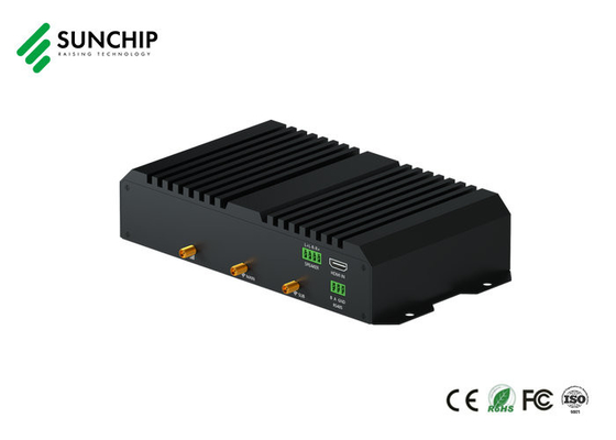 RK3588 CPU périphérique de calcul d'extrémité Lecteur multimédia métallique avec GPS POE en option Pour appareil industriel d'IA