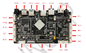 Carte de bras intégrée Android pour circuit imprimé industriel RTC G-Sensor UART POE LAN 1000M