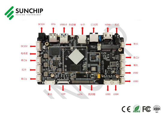 Plaque ARM intégrée avec processeur quadricœur RK3566 pour applications industrielles haute performance