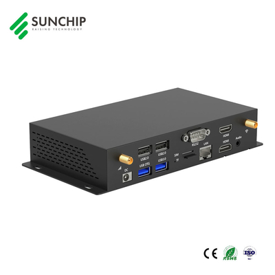 Sunchip RK3568 2K 4K Metal Case Lecteur multimédia Android pour l'affichage numérique industriel