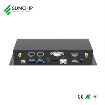 Metal Media Player RK3568 CPU Pour la lecture vidéo 4K Android 11 boîte de lecteur d'affichage numérique mural