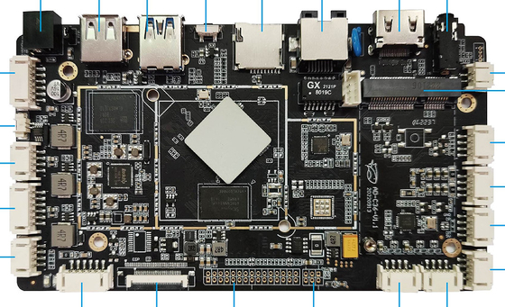 RK3566 Plaques mères industrielles PCBA Android11 Plaques mères intégrées pour robots numériques IA