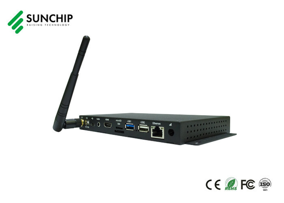 RK3399 Hexa-Core Android 7-10 Gigabit Ethernet Capacité DDR 32GB Signage Box Android Box avec support pour différents écrans HD