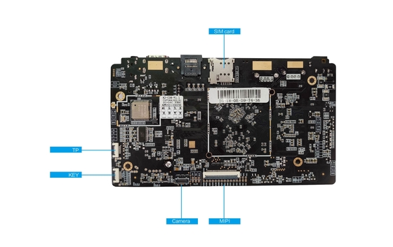 AD-C36 Plaque mère Android quadricœur Plaque ARM intégrée pour RK3566 Processeur HD Affichage 4G LTE WIFI/BT G-Sensor RTC Touch USB UART