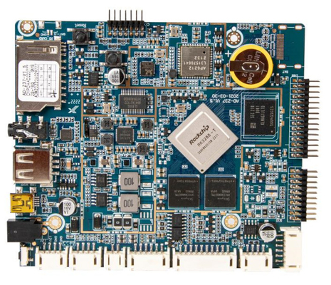 Plaque intégrée Android haute performance RK3566 avec sortie HD 2.0 et options tactiles multi-points