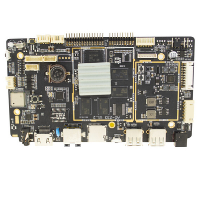Plaque RK3288 pour kiosque LPDDR3 2G/4G Optionnel EMMC 8GB/16G/32G/64G Optionnel GPU Mali-T764 Résolution d'affichage 1920x1080