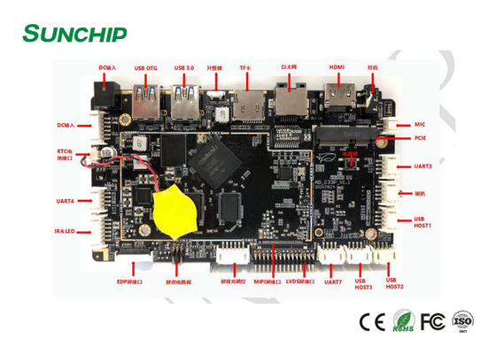 carte mère Android RK3568 personnalisable avec écran tactile et options d'affichage multiples pour carte ARM intégrée