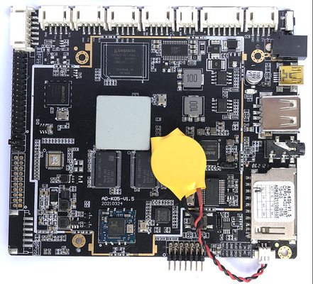 Planche système intégrée avec processeur quadricœur Cortex-A35 RK-PX30 et Android 8.0 pour contrôle industriel avec plusieurs interfaces
